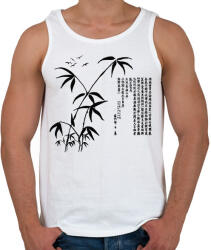 printfashion bambusz - Férfi atléta - Fehér (1279593)