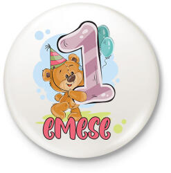 printfashion Macis szülinap - Számmal - Kitűző, hűtőmágnes - Fehér (7946042)