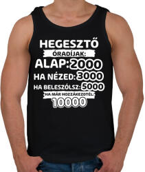 printfashion Hegesztő óradíjak - Férfi atléta - Fekete (9398650)