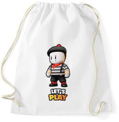 printfashion Stumble Guys - Mime Rowan - Sportzsák, Tornazsák - Fehér (16086686)