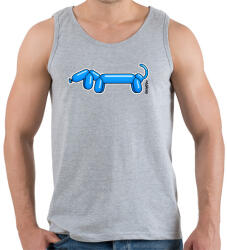 printfashion Kék lufitacskó - Férfi atléta - Sport szürke (13425618)