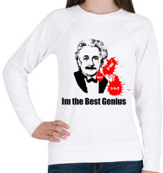 printfashion genius - Női pulóver - Fehér (1242724)