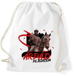 printfashion Árpád fejedelem - Sportzsák, Tornazsák - Fehér (9944953)