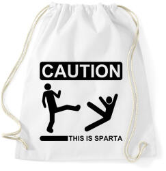 printfashion Spártai katolikus - Sportzsák, Tornazsák - Fehér (2784766)