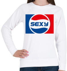 printfashion pepsi sexy 1 - Női pulóver - Fehér (12352043)