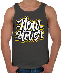 printfashion Most vagy soha - Férfi atléta - Sötétszürke (59284)