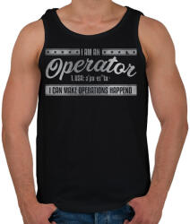 printfashion Operator - Férfi atléta - Fekete (462224)