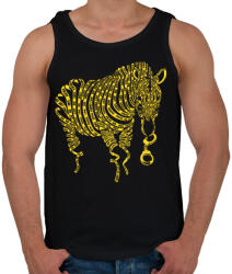 printfashion Természetkárosítás - Férfi atléta - Fekete (10144)