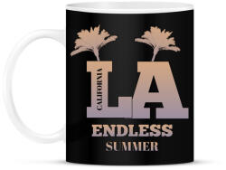 printfashion los angeles california - Bögre - Fekete (4393296)