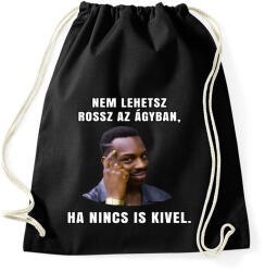 printfashion Nem lehetsz rossz az ágyban - Sportzsák, Tornazsák - Fekete (5146578)