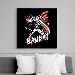 printfashion Bleach Ichigo Bankai - Vászonkép - Fekete (16449405)