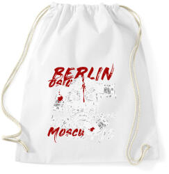 printfashion La casa de papel art - sötét alaphoz - Sportzsák, Tornazsák - Fehér (4801506)