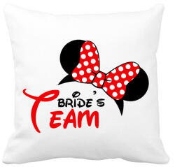 printfashion Leánybúcsú - Bride's Team - Párnahuzat, Díszpárnahuzat - Fehér (882464)