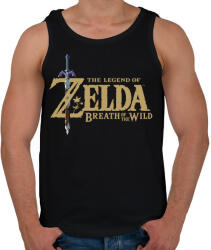 printfashion The legend of Zelda - Férfi atléta - Fekete (1492276)