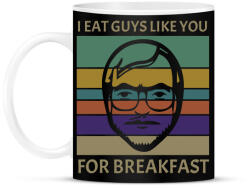 printfashion I eat guys like you - Bögre - Fekete (9337778)