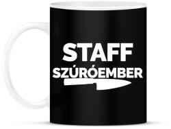 printfashion Szúróember - Bögre - Fekete (2151305)