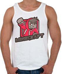 printfashion MINECRAFT - Férfi atléta - Fehér (12301429)