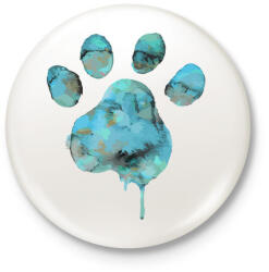 printfashion Vízszínű Mancs - Kitűző, hűtőmágnes - Fehér (3077833)