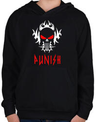 printfashion punish - Gyerek kapucnis pulóver - Fekete (1774619)