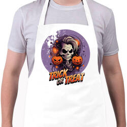 printfashion Trick or Treat skull - Kötény - Fehér (16855145)