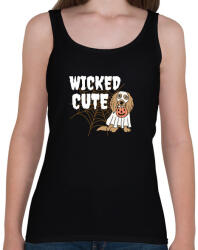 printfashion Wicked cute - Női atléta - Fekete (14657424)
