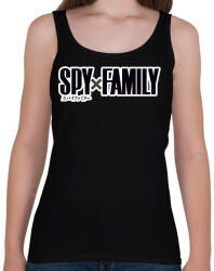 printfashion Spy x Family logó - Női atléta - Fekete (14858175)