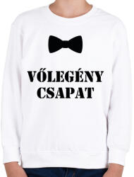 printfashion Vőlegény csapat - Gyerek pulóver - Fehér (5463228)