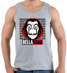 printfashion BELLA CIAO - Férfi atléta - Sport szürke (4297336)