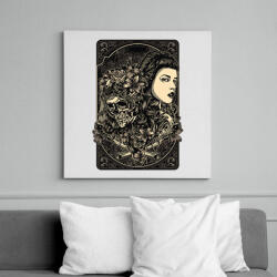 printfashion Élet a halál után - Vászonkép - Fehér (6620295)