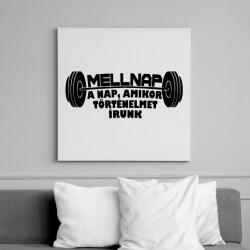 printfashion Mellnap - Vászonkép - Fehér (6630955)