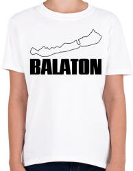 printfashion balaton - Gyerek póló - Fehér (7271181)