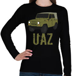 printfashion uaz - Női hosszú ujjú póló - Fekete (5758740)