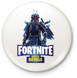 printfashion Fortnite battle royale shogun - Kitűző, hűtőmágnes - Fehér (4689930)