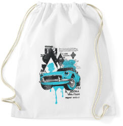 printfashion Amerikai retro sportautó 2 - Sportzsák, Tornazsák - Fehér (4657744)