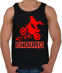 printfashion Enduro - Férfi atléta - Fekete (4253478)