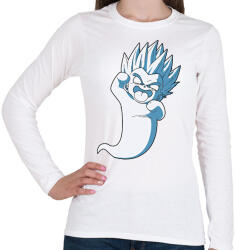 printfashion Kamikaze ghost - Női hosszú ujjú póló - Fehér (2553200)