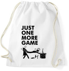 printfashion Just one more game - Sportzsák, Tornazsák - Fehér (5709600)