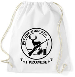 printfashion Csak még egy fegyver - Sportzsák, Tornazsák - Fehér (7494251)