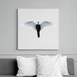 printfashion Lucifer - Vászonkép - Fehér (6633008)