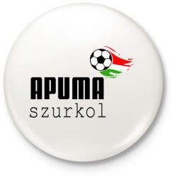 printfashion Apuma szurkol - Kitűző, hűtőmágnes - Fehér (16189504)