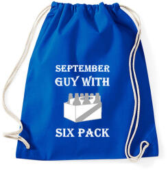 printfashion Szeptemberben született kockás hasú 2 - Sportzsák, Tornazsák - Bright royal (1410445)