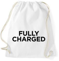 printfashion Fully Charged (Black) - Sportzsák, Tornazsák - Fehér (1353523)