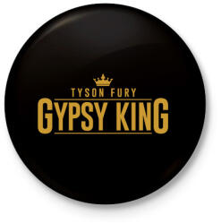 printfashion Gypsy king - Kitűző, hűtőmágnes - Fekete (3101227)