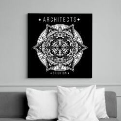 printfashion Mandala - Vászonkép - Fekete (6641996)