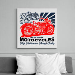 printfashion Made in USA - Vászonkép - Fehér (6629191)