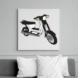 printfashion Simson sr50 - Vászonkép - Fehér (6637202)