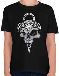printfashion Ankh - Gyerek póló - Fekete (2811115)