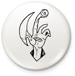 printfashion Parasyte The Maxim - Migi - Kitűző, hűtőmágnes - Fehér (3079031)