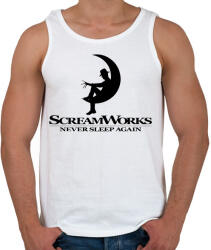 printfashion Horror- screamworks - halloween - Férfi atléta - Fehér (5554247)