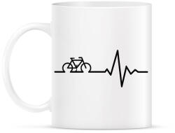 printfashion Bike in my blood - Bögre - Fehér (2559417)